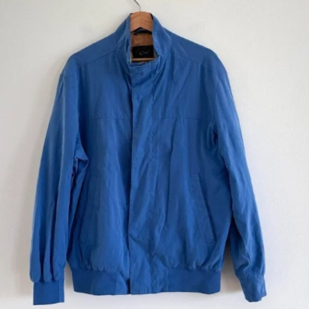 Paul & Shark blue bomber yacht jacket striped lining made in Italy medium
